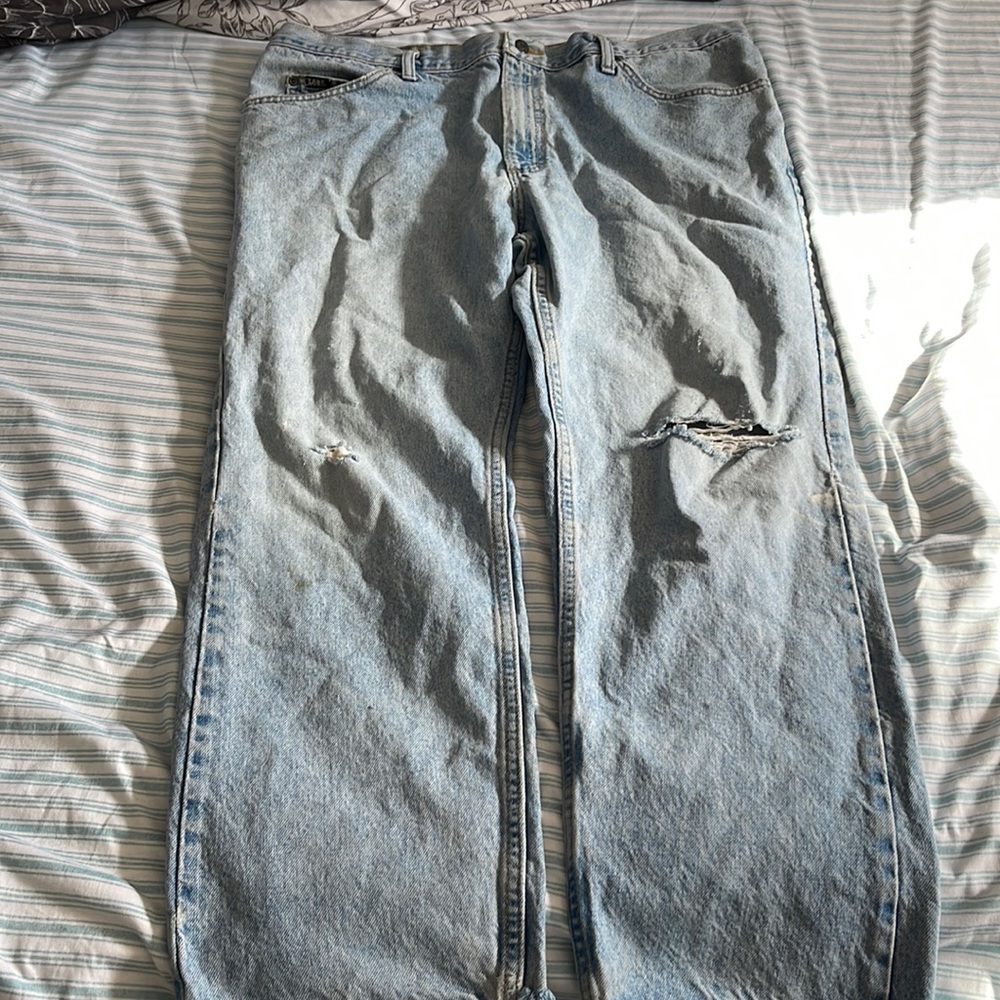 Thrifted lee regular fit pants.